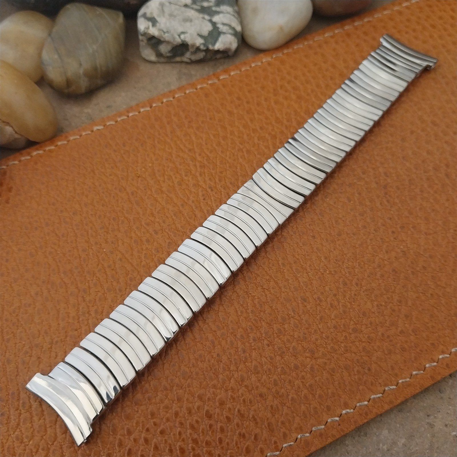 1960s Vintage 19mm 18mm 16mm Kalbe Stainless Classic Stretch Unused Watch Band