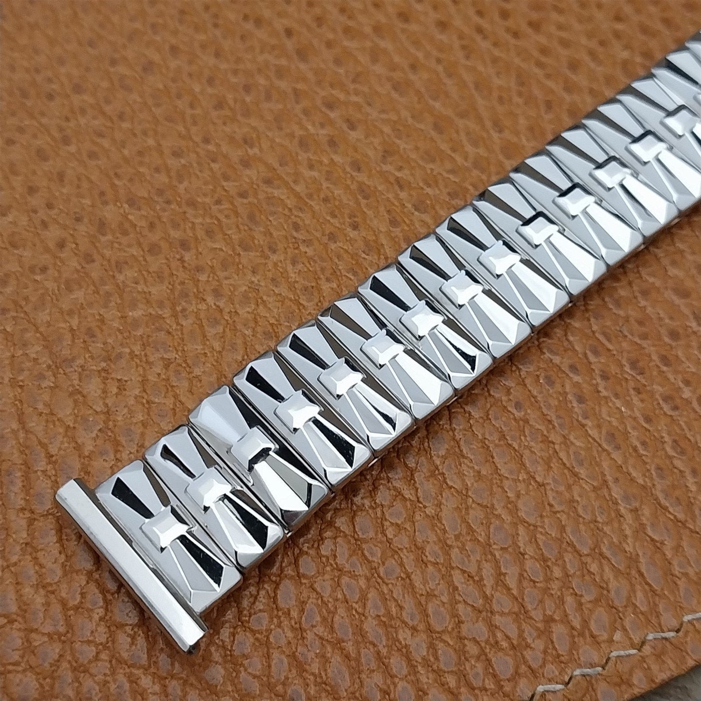 Vintage White Gold-Filled 1957 Speidel 19mm 18mm 16mm Classic Unused Watch Band