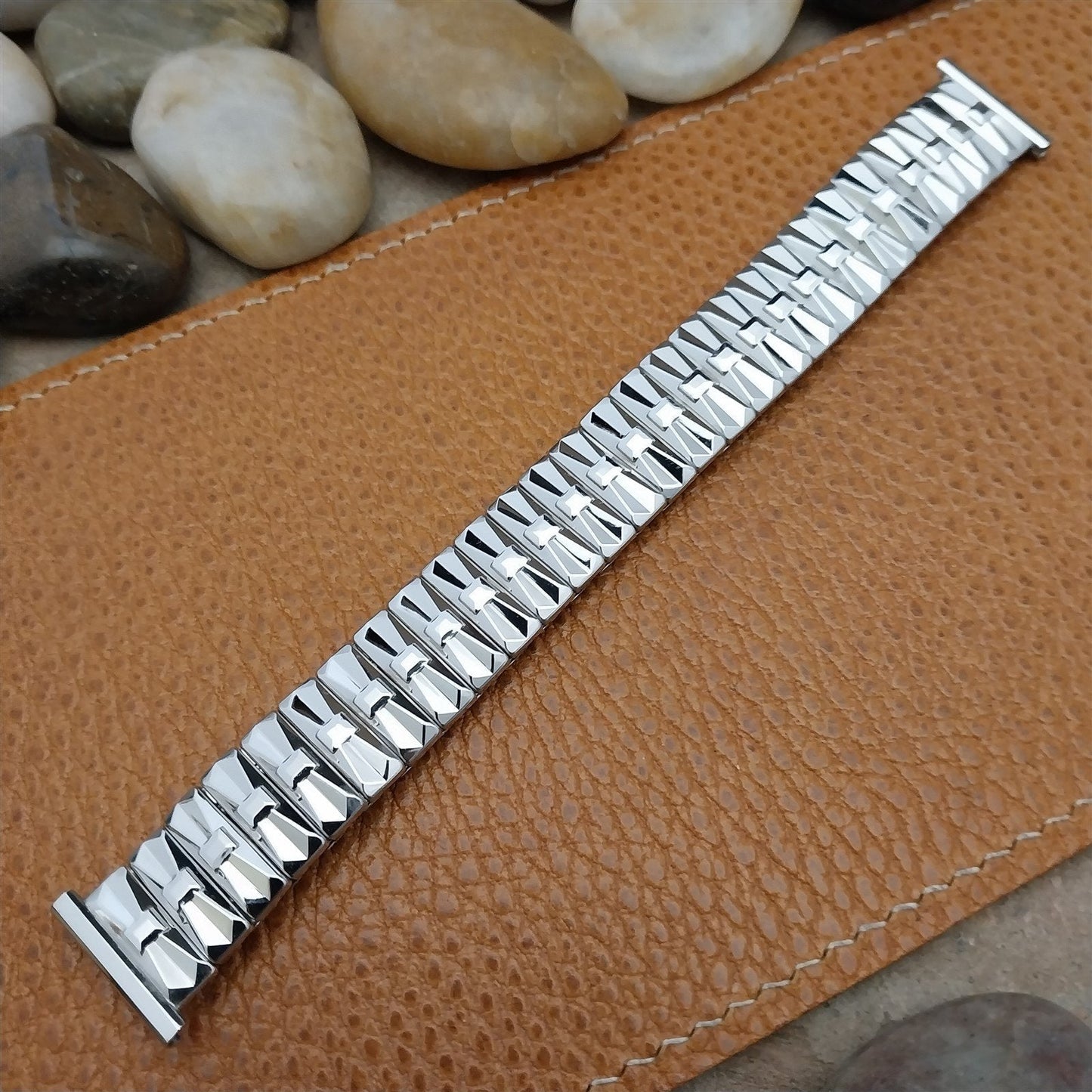 Vintage White Gold-Filled 1957 Speidel 19mm 18mm 16mm Classic Unused Watch Band