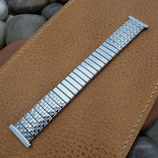 NOS 1950s Short Stainless Expansion 16mm 18mm 19mm Foster Vintage Watch Band