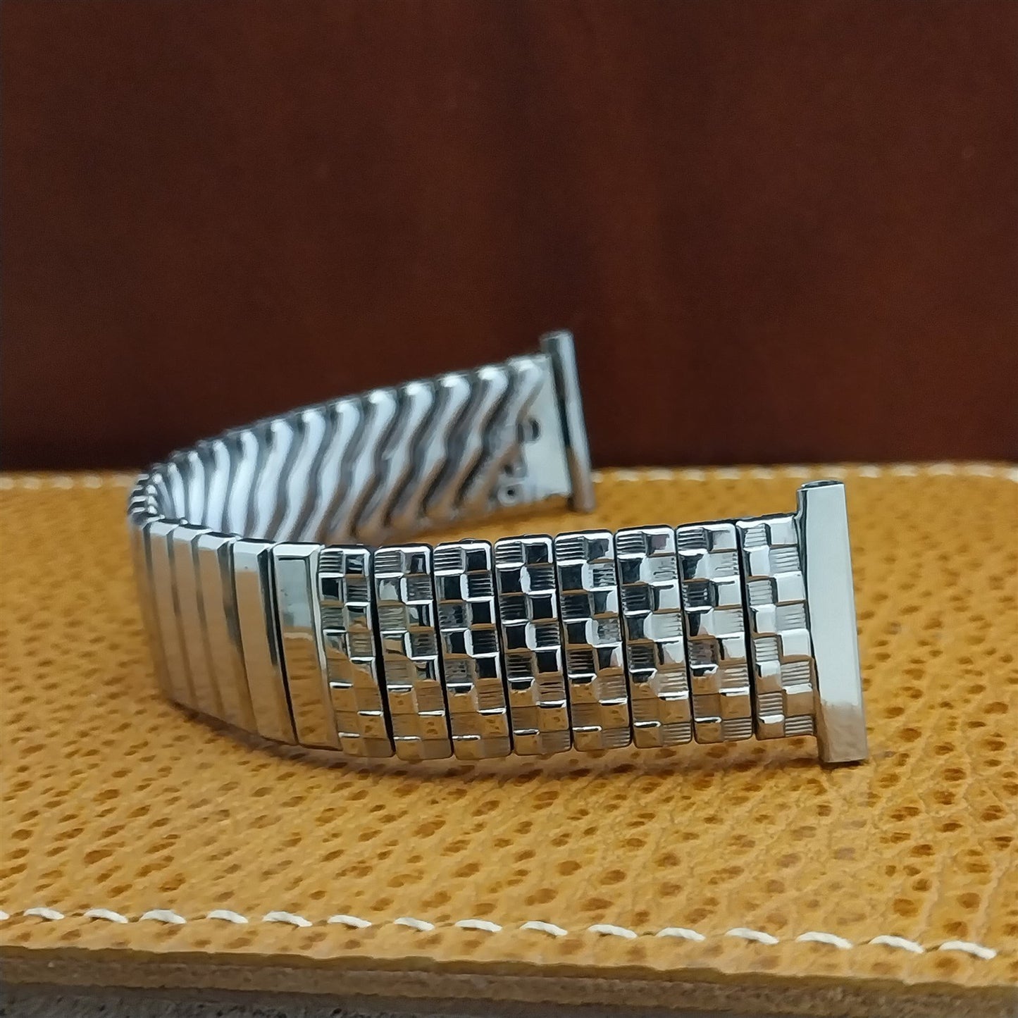 Vintage 1950s Foster Short Stainless Classic Stretch 16mm 18mm 19mm Watch Band