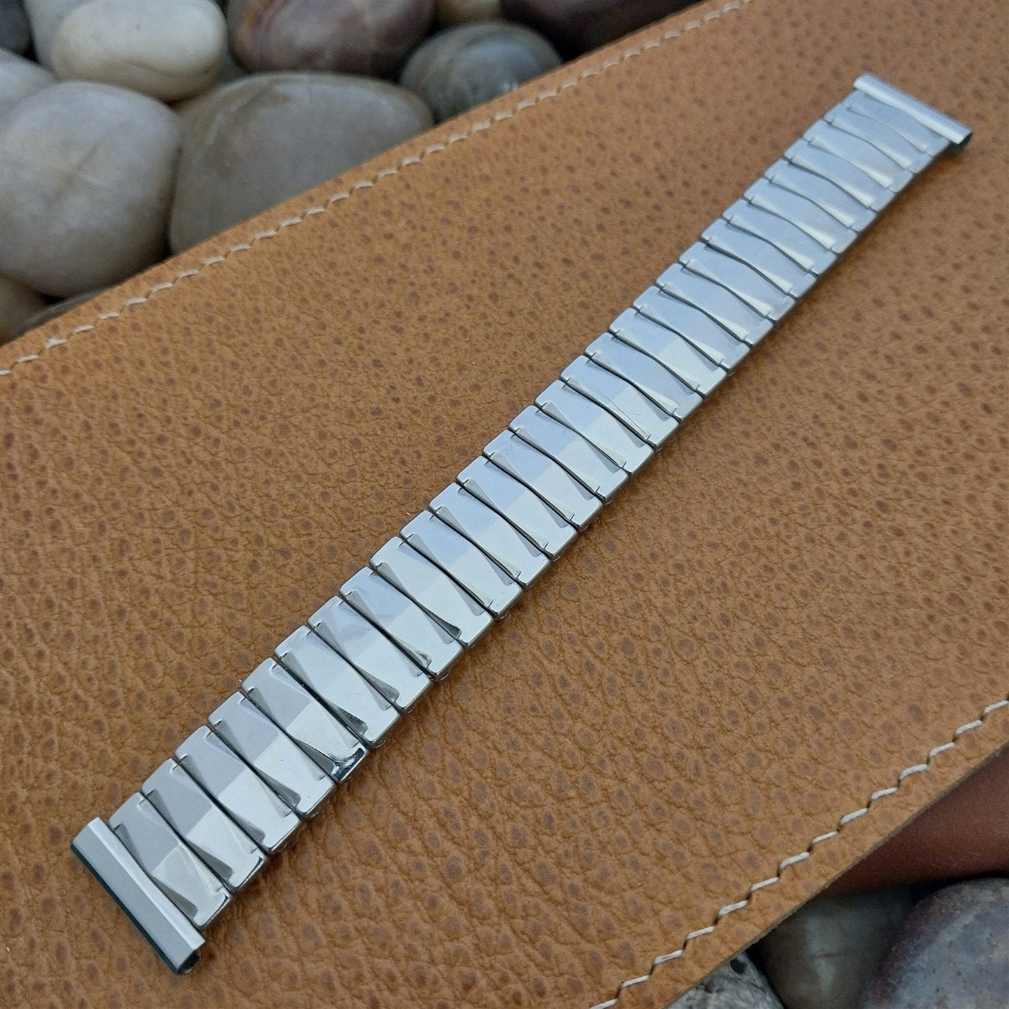 Flex-Let USA 11/16" Stainless Steel Classic Stretch 1950s Vintage Watch Band