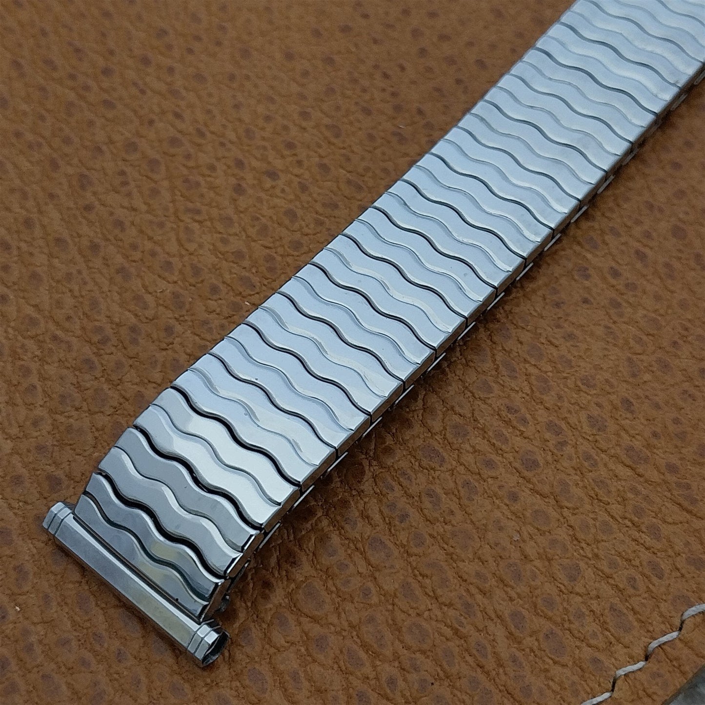 19mm 18mm 16mm Long 1968 Speidel Riptide Stainless Steel nos Vintage Watch Band