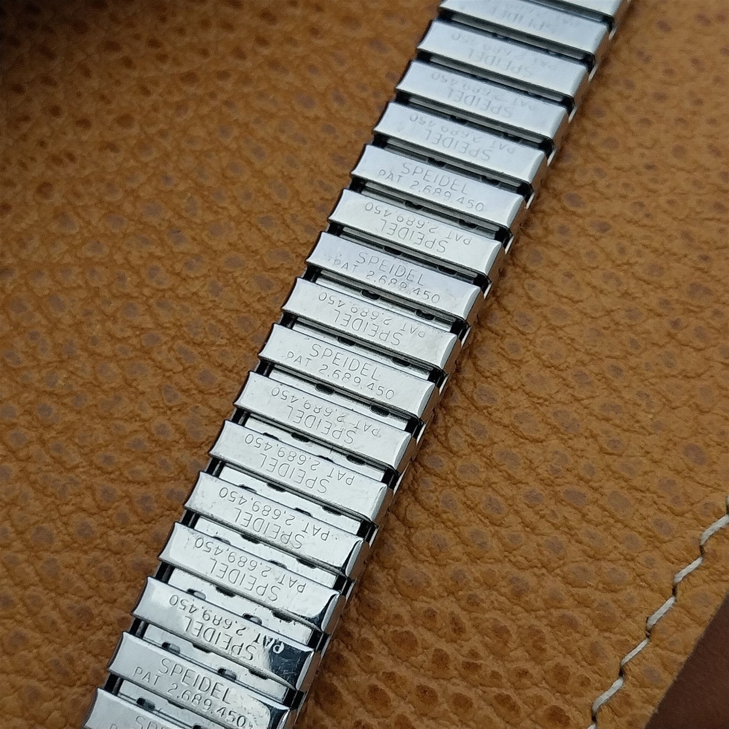 19mm 18mm 16mm Long 1968 Speidel Riptide Stainless Steel nos Vintage Watch Band