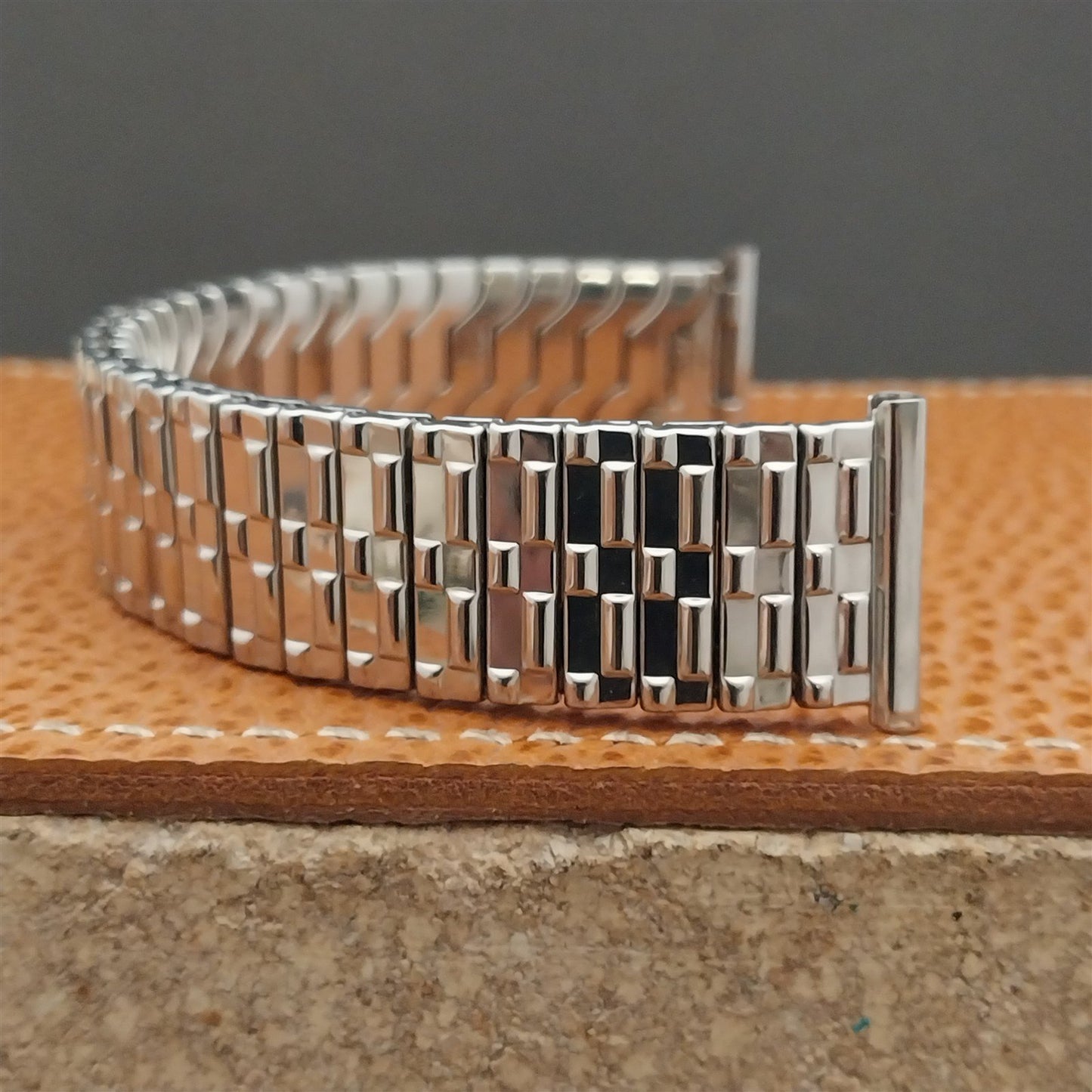 16mm 17mm 18mm Stainless Steel 50s Forstner Classic Expansion Vintage Watch Band