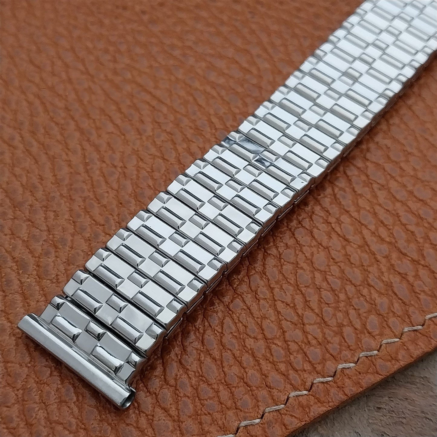 16mm 17mm 18mm Stainless Steel 50s Forstner Classic Expansion Vintage Watch Band