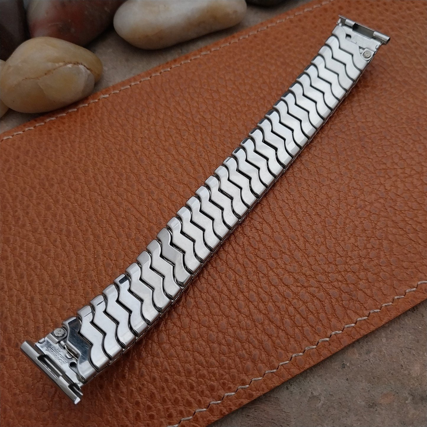 16mm 17mm 18mm Stainless Steel 50s Forstner Classic Expansion Vintage Watch Band