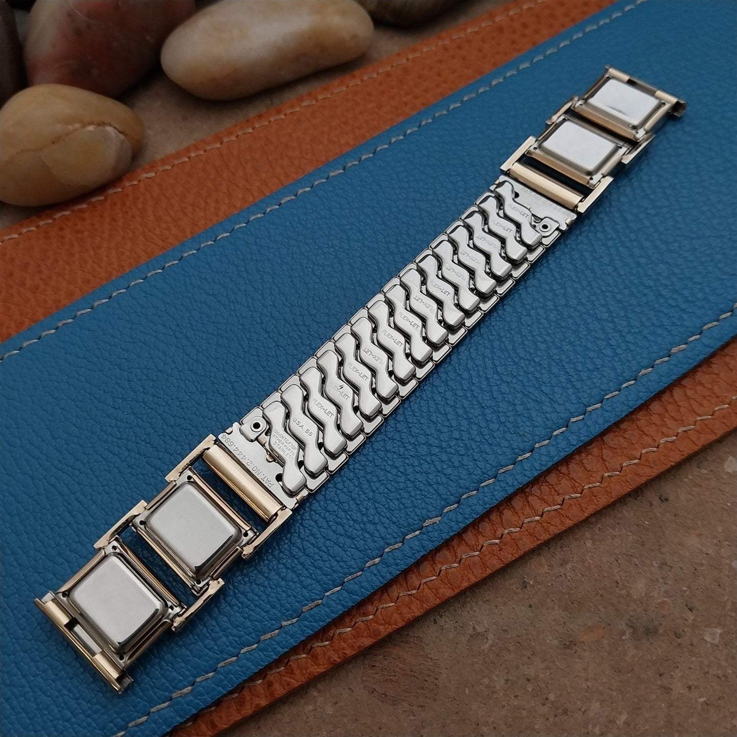 10K Gold-Filled Flex-Let USA mid-century mcm nos 1950s Vintage Watch Band