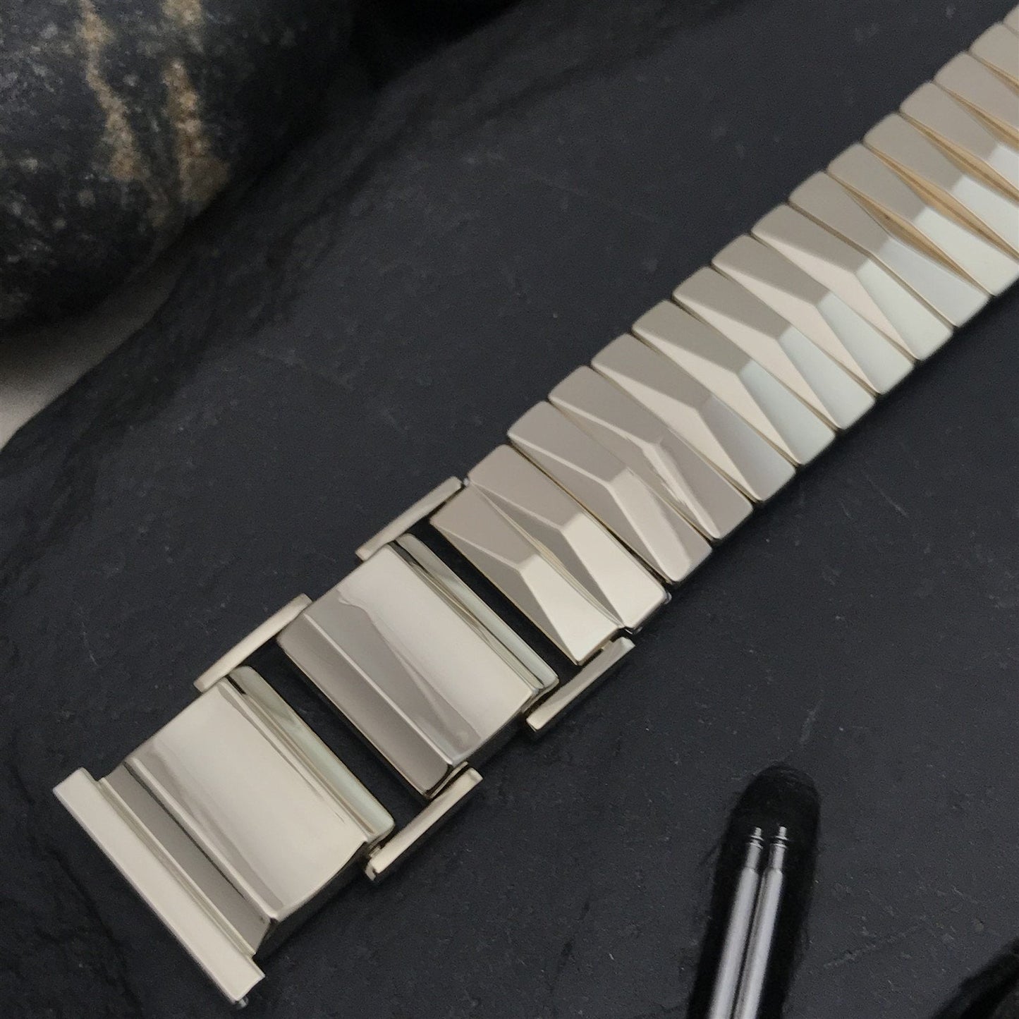 10K Gold-Filled Flex-Let USA mid-century mcm nos 1950s Vintage Watch Band