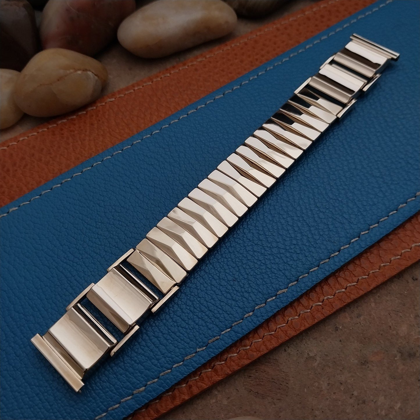 10K Gold-Filled Flex-Let USA mid-century mcm nos 1950s Vintage Watch Band