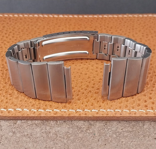 Vintage 19mm BEAR Stainless Steel Unused nos Classic 1970s Watch Band
