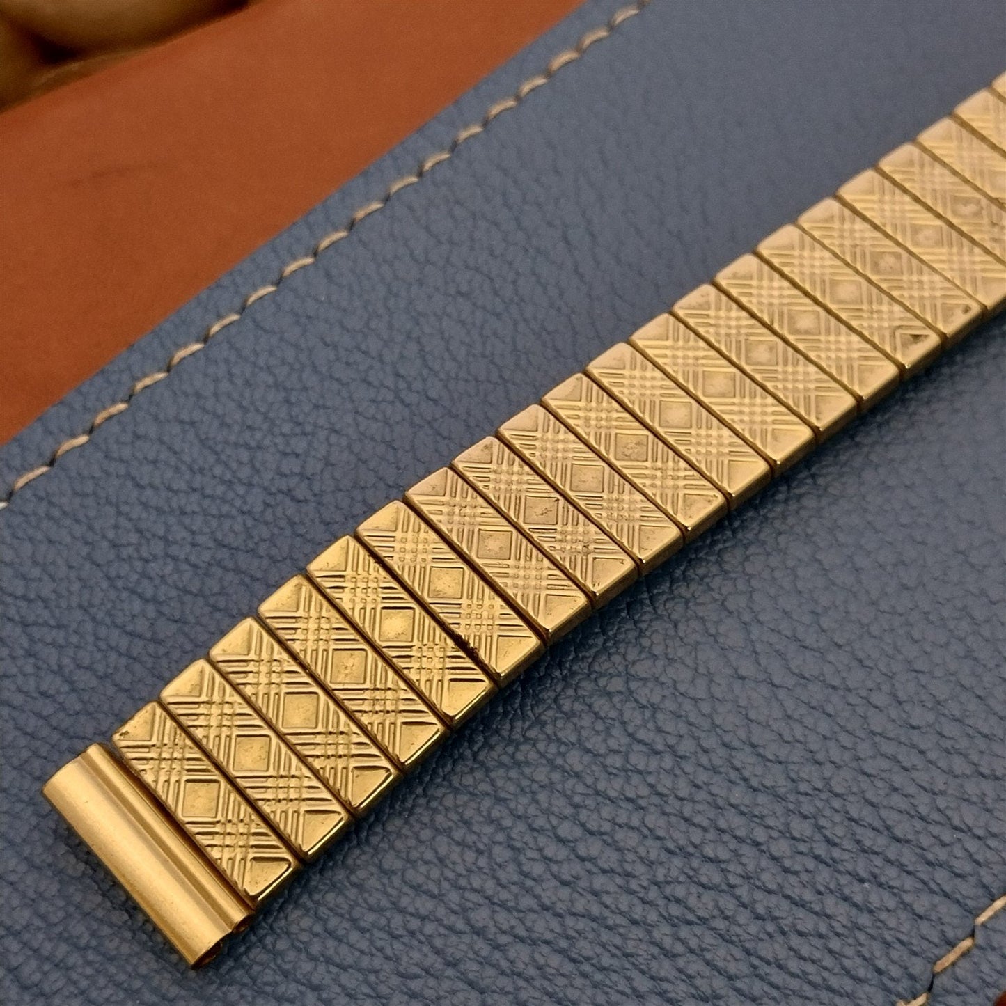 5/8" Crown USA 10k Gold-Filled Classic Expansion 1960s Vintage Watch Band