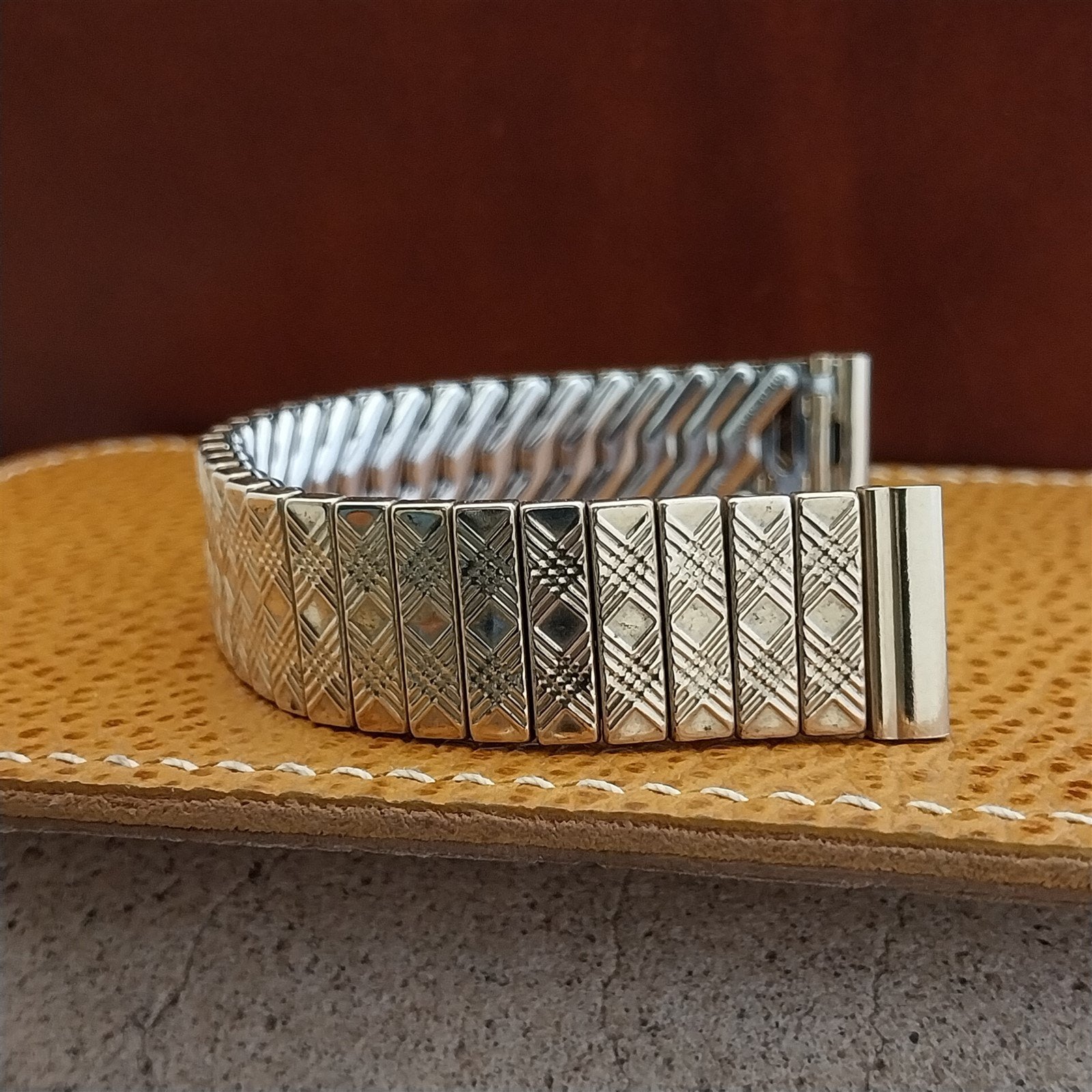 Vintage 5/8" Crown 10k Gold-Filled Classic Stretch Expansion 1950s Watch Band