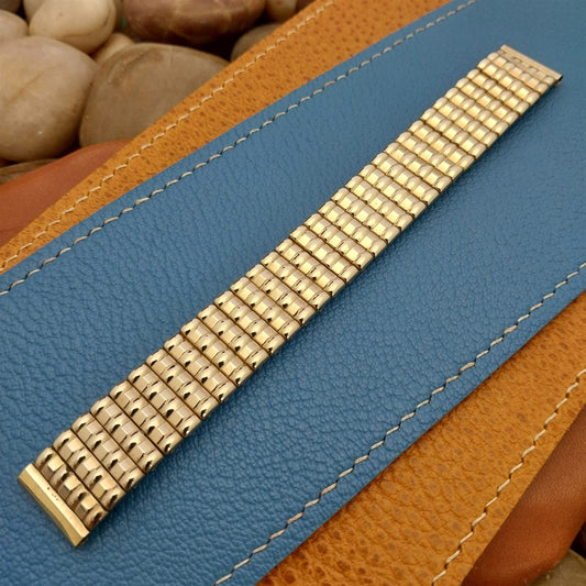 Vintage 5/8" Gold-Filled Classic Stretch Lenox Unused Classic 1960s Watch Band