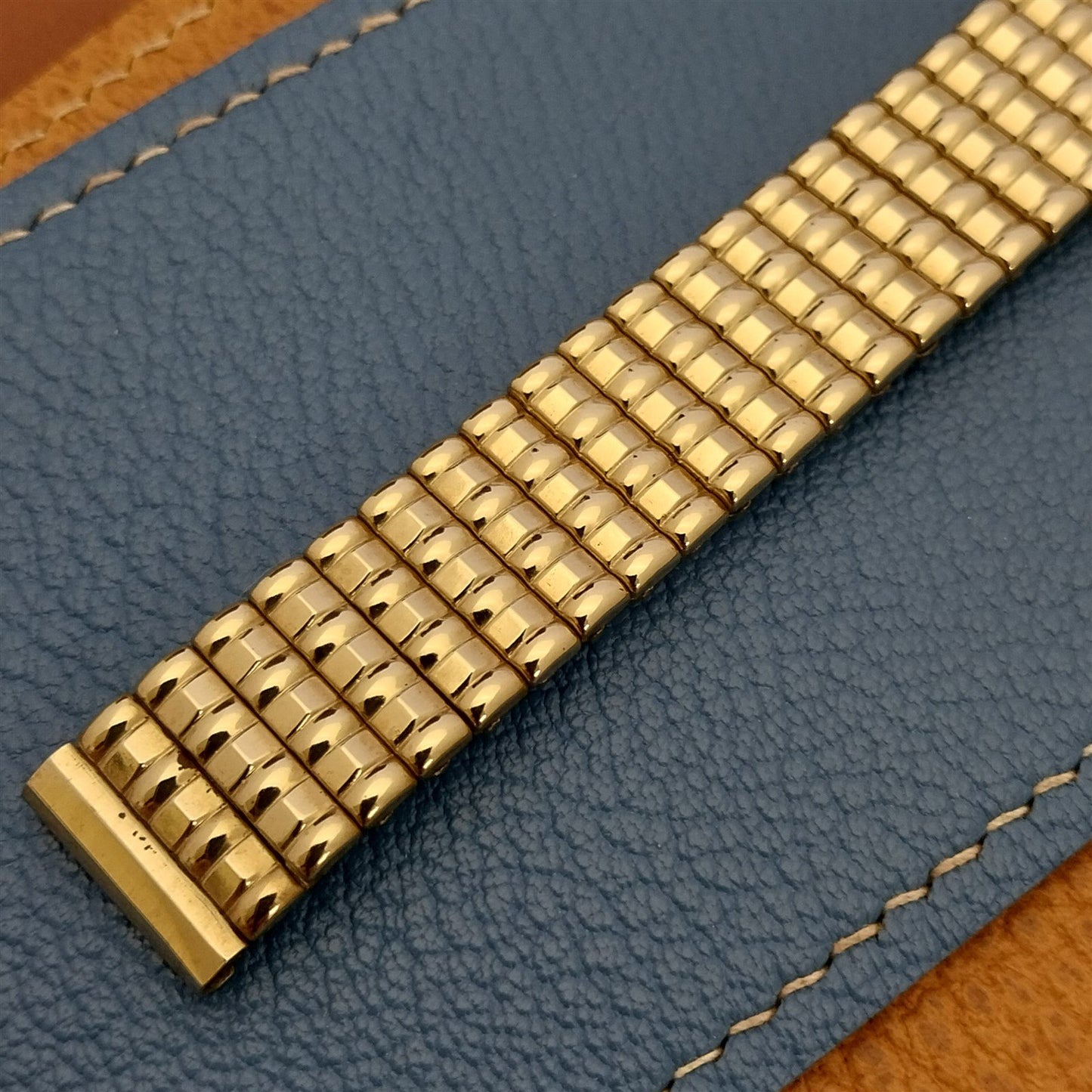 Vintage 5/8" Gold-Filled Classic Stretch Lenox Unused Classic 1960s Watch Band