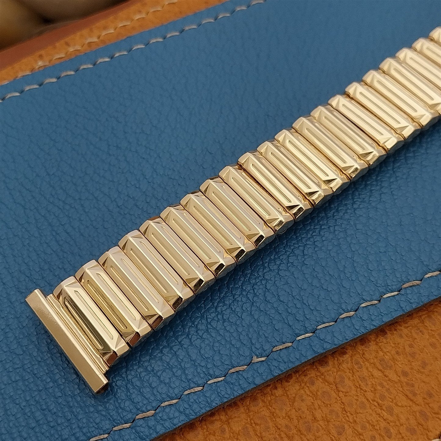 1950s Stonewall USA 10k Gold-Filled Expansion 16mm 18mm 19mm Vintage Watch Band