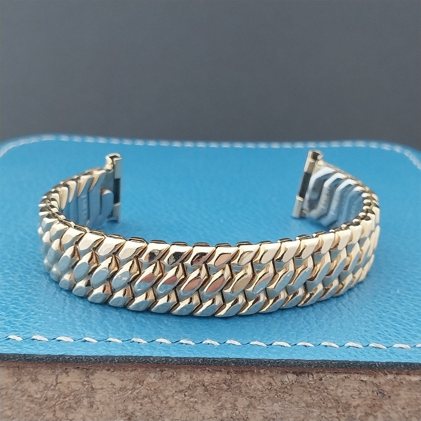 1950s Speidel Golden Templar 5/8" 10k Gold-Filled nos Vintage Watch Band