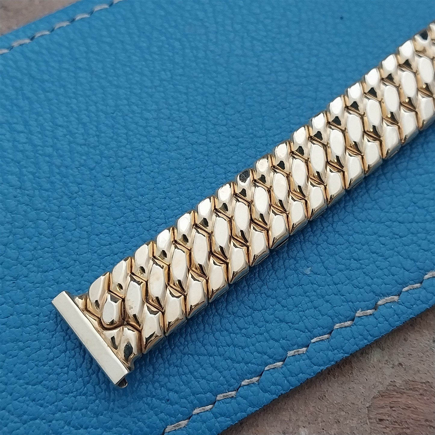 1950s Speidel Golden Templar 5/8" 10k Gold-Filled nos Vintage Watch Band