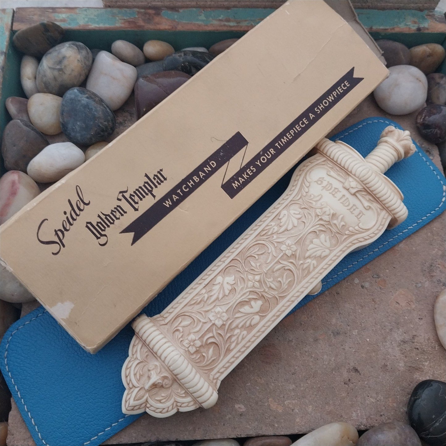 1950s Speidel Golden Templar 5/8" 10k Gold-Filled nos Vintage Watch Band