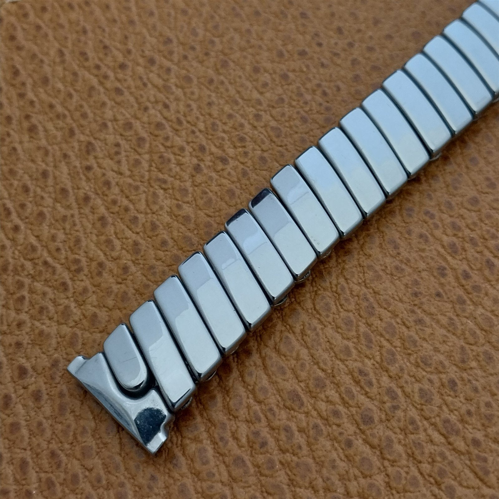 Vintage 1940s 5/8" Craftmode USA Classic Stainless Steel Stretch nos Watch Band