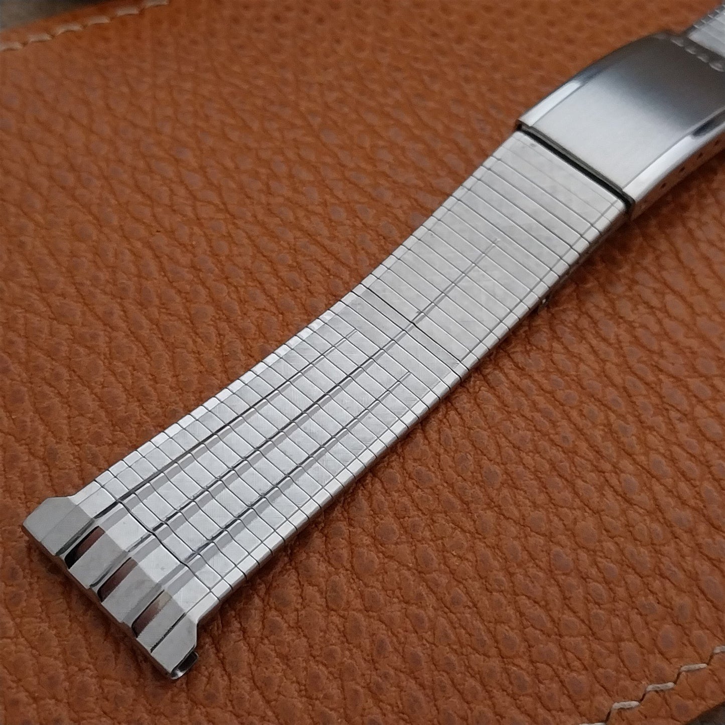 20mm Bulova Stainless Steel nos JB Champion USA Unused 1960s Vintage Watch Band