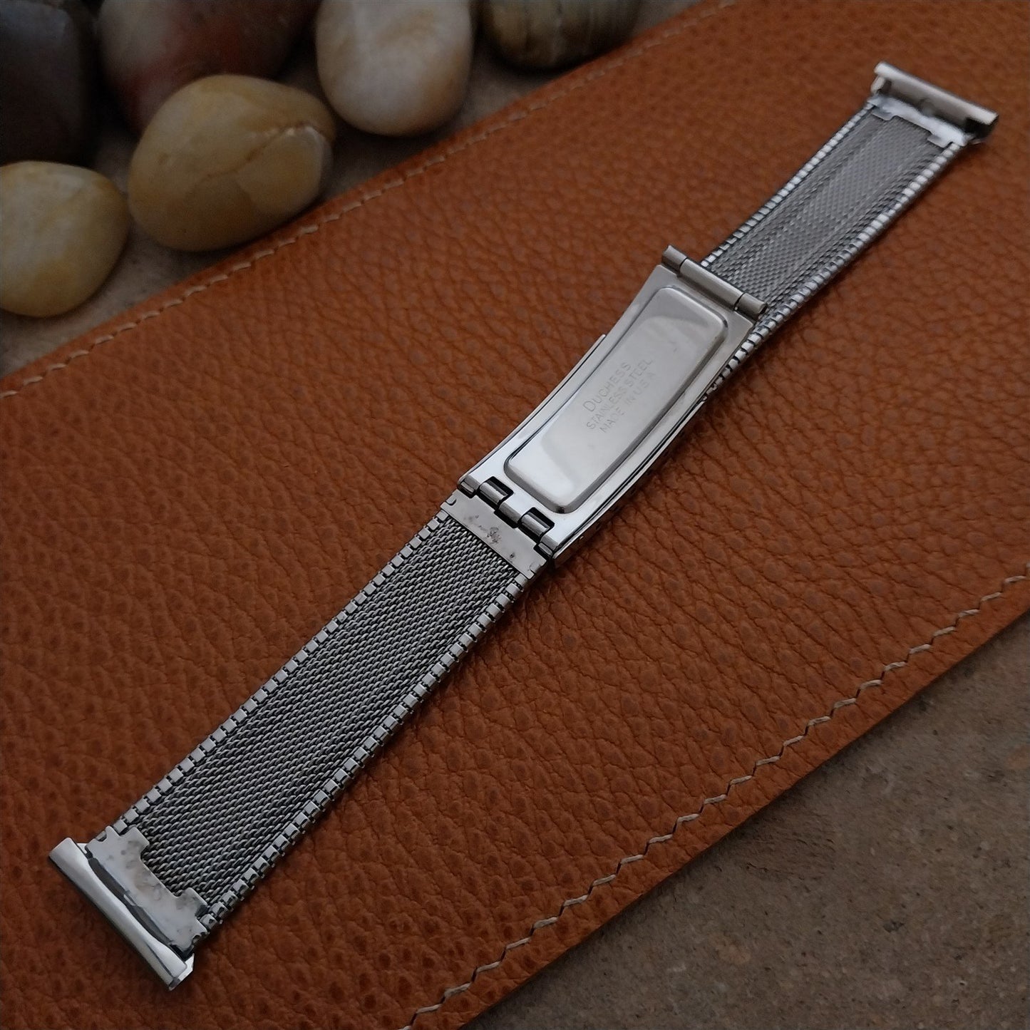 20mm Bulova Stainless Steel nos JB Champion USA Unused 1960s Vintage Watch Band