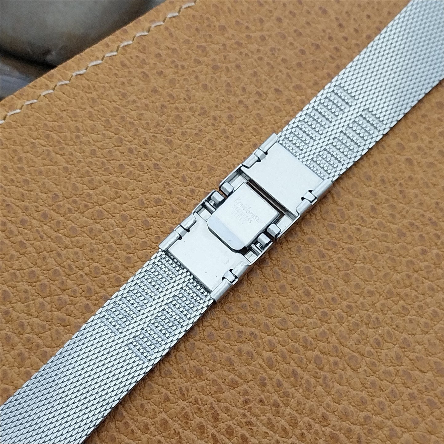 Kreisler USA 17.2mm Stainless Steel Mesh Old Stock nos Vintage Watch Band