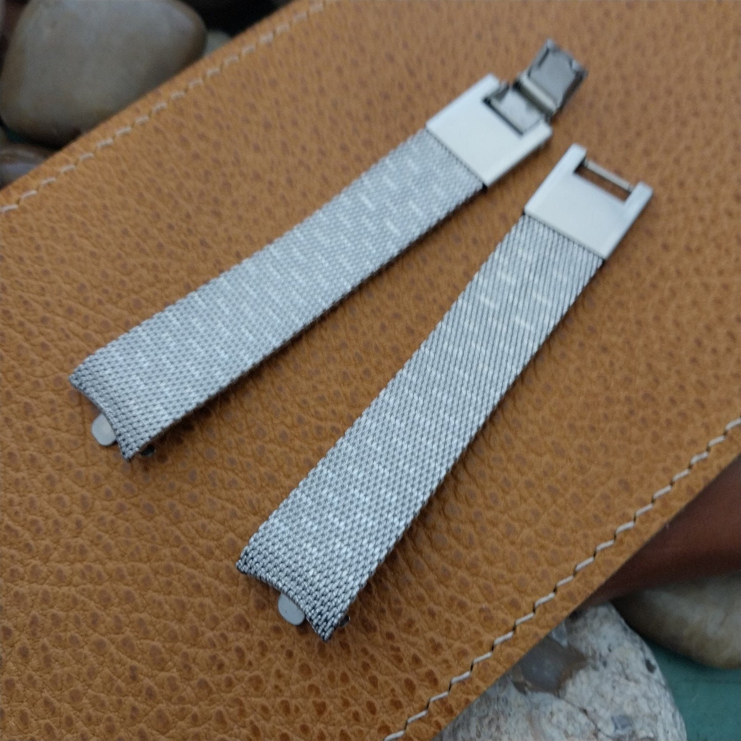 Kreisler USA 17.2mm Stainless Steel Mesh Old Stock nos Vintage Watch Band