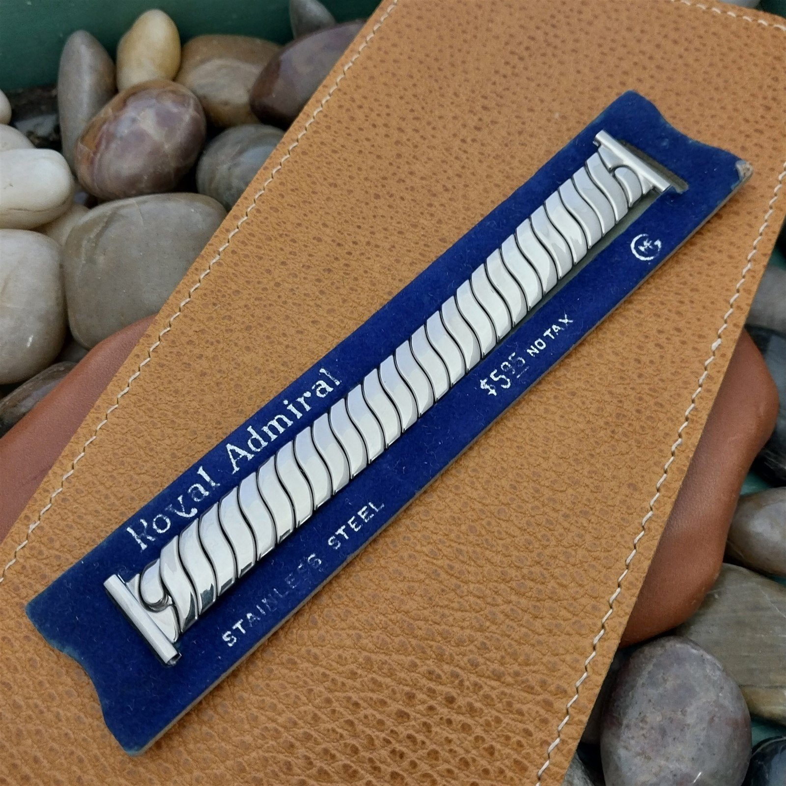 Vintage 1950s Admiral 19mm 18mm 16mm Classic Stainless Expansion nos Watch Band