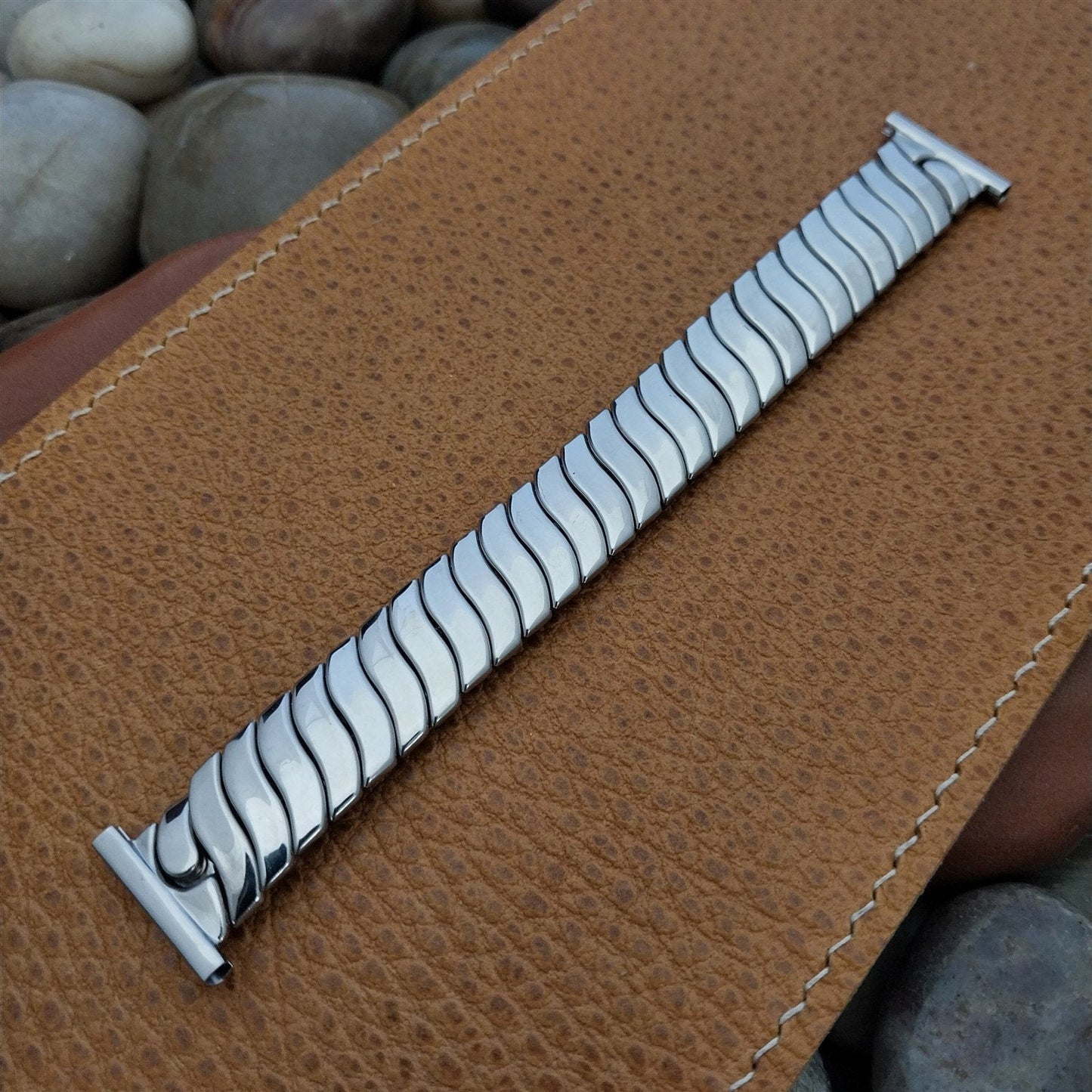 Vintage 1950s Admiral 19mm 18mm 16mm Classic Stainless Expansion nos Watch Band