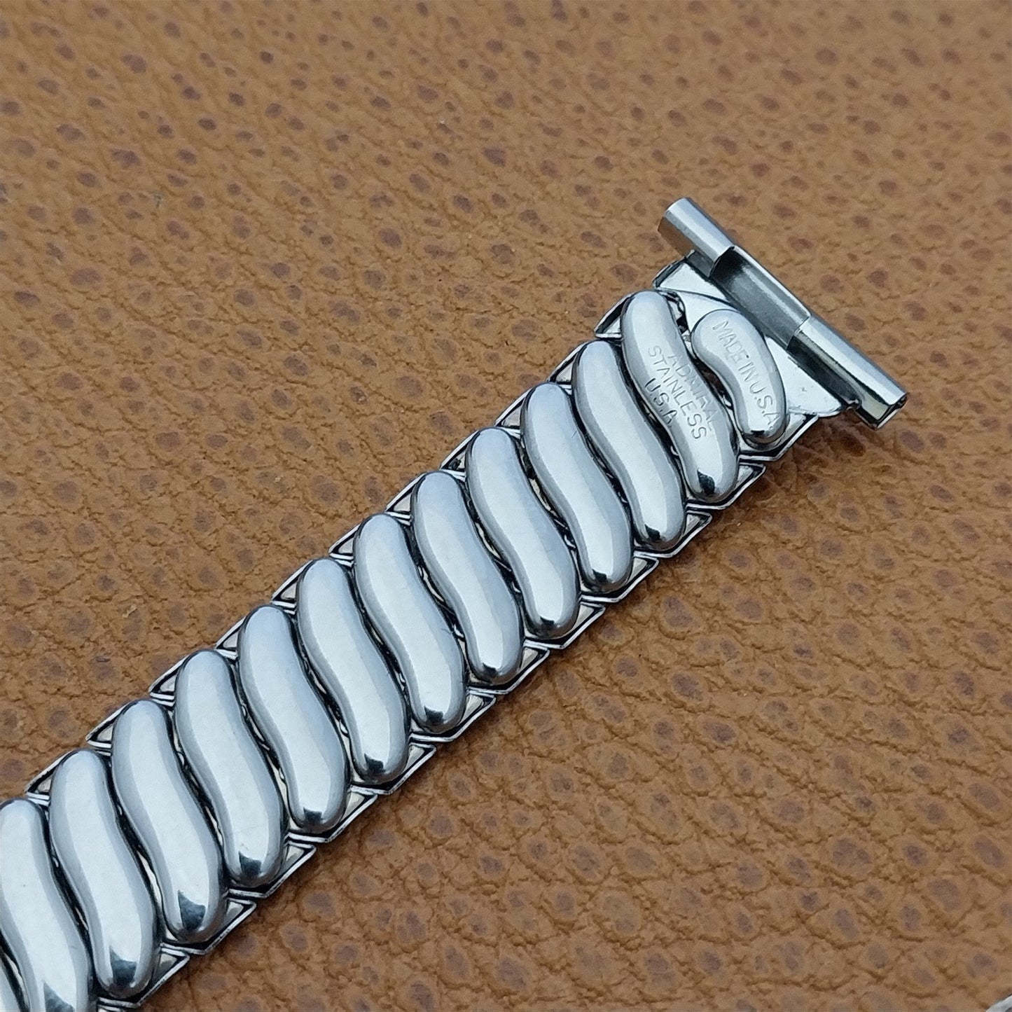 Vintage 1950s Admiral 19mm 18mm 16mm Classic Stainless Expansion nos Watch Band