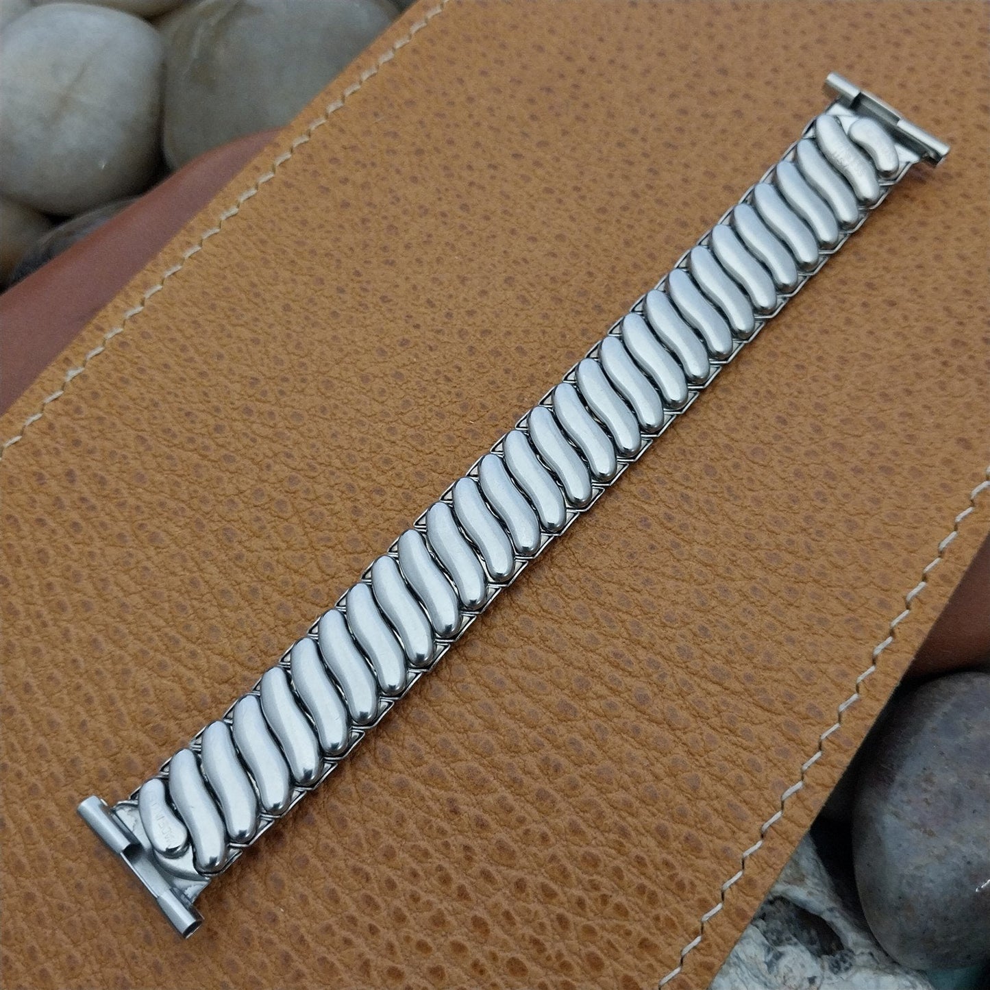 Vintage 1950s Admiral 19mm 18mm 16mm Classic Stainless Expansion nos Watch Band