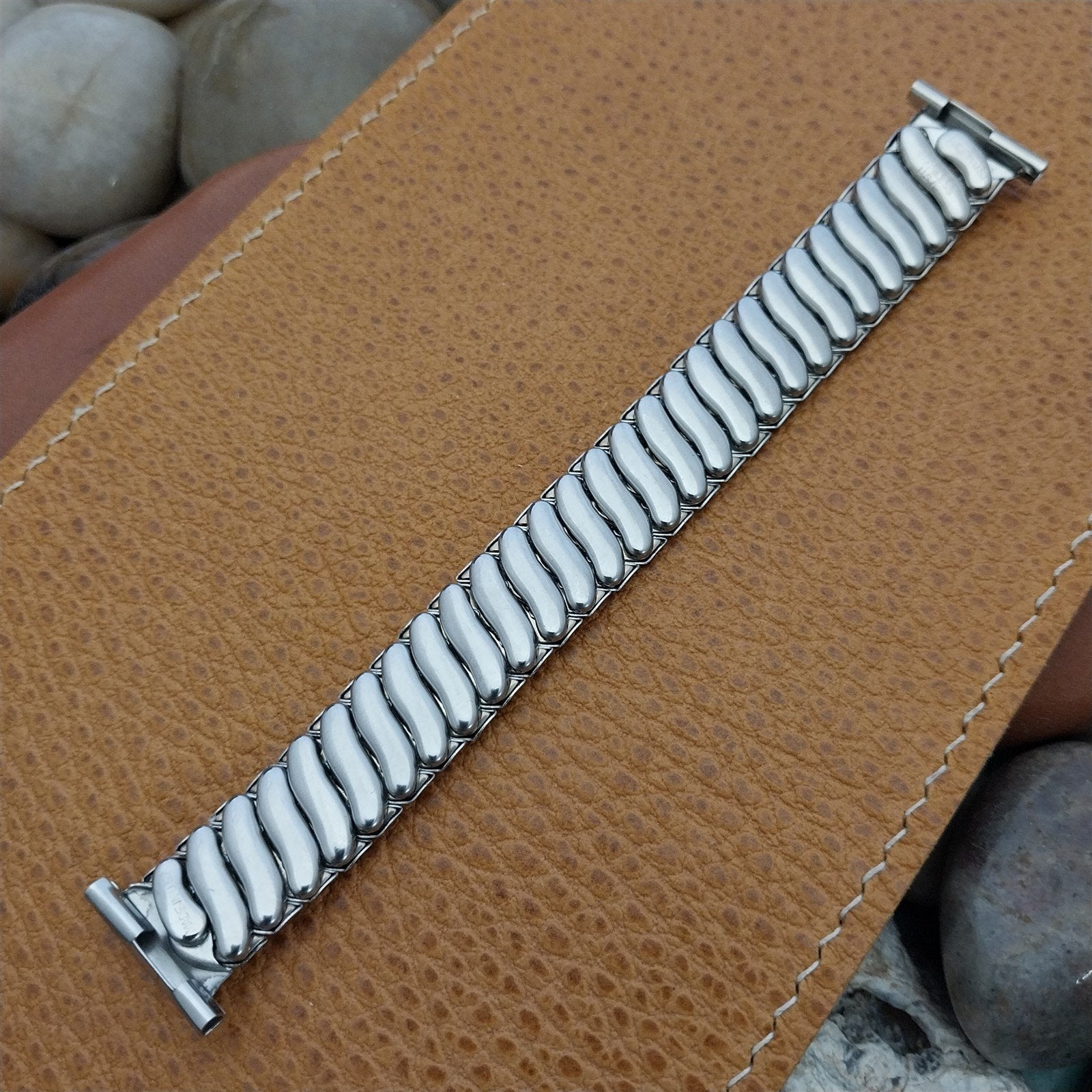 Vintage 1950s Admiral 19mm 18mm 16mm Classic Stainless Expansion nos Watch Band