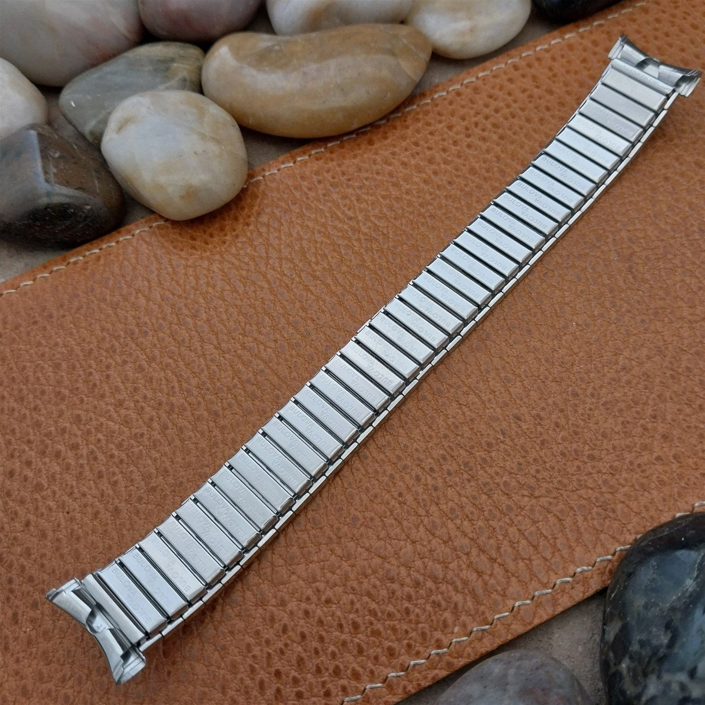 Vintage Bulova 16mm 18mm 19mm Stainless Steel Expansion Unused nos Watch Band