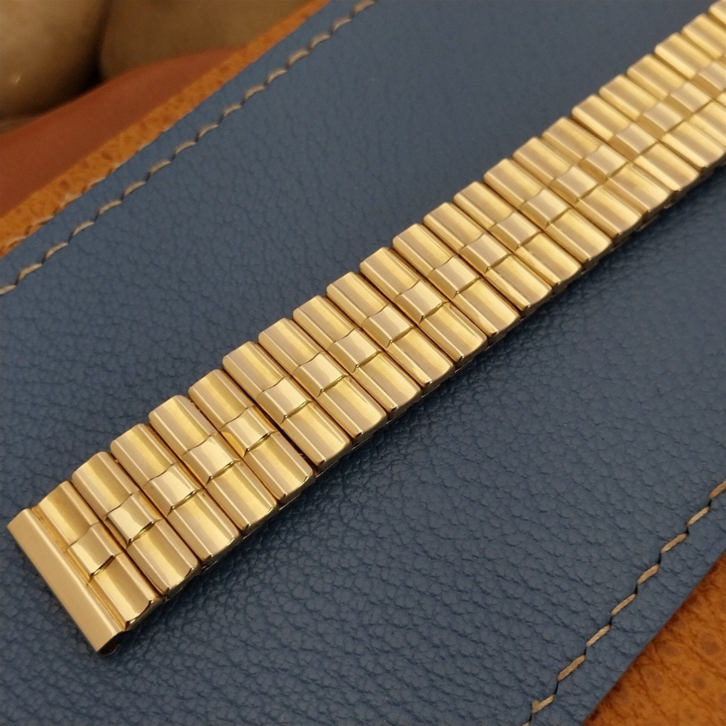 1953 10k Gold-Filled Expansion Flex-Let USA nos 5/8" Unused Vintage Watch Band