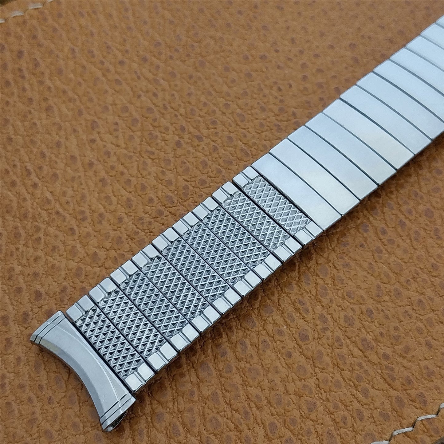 19mm 18mm 17.2mm Gemex 1950s Stainless Steel Unused Vintage MCM Watch Band