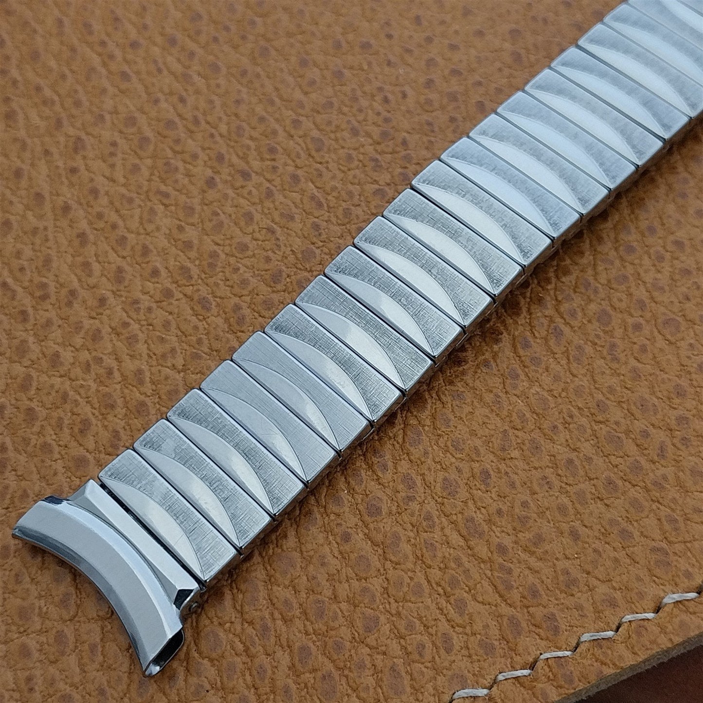 19mm 18mm 16mm Gemex USA 1950s Stainless Steel Classic nos Vintage Watch Band