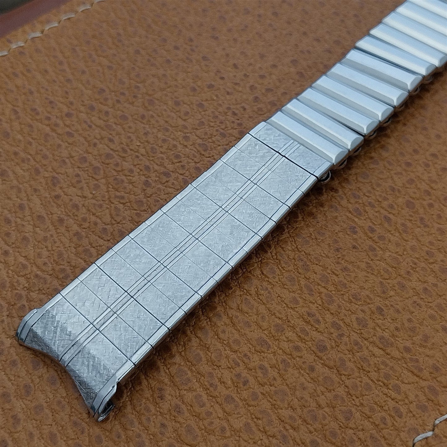 1960s Kestenmade Classic Stainless Steel Expansion nos Vintage Watch Band