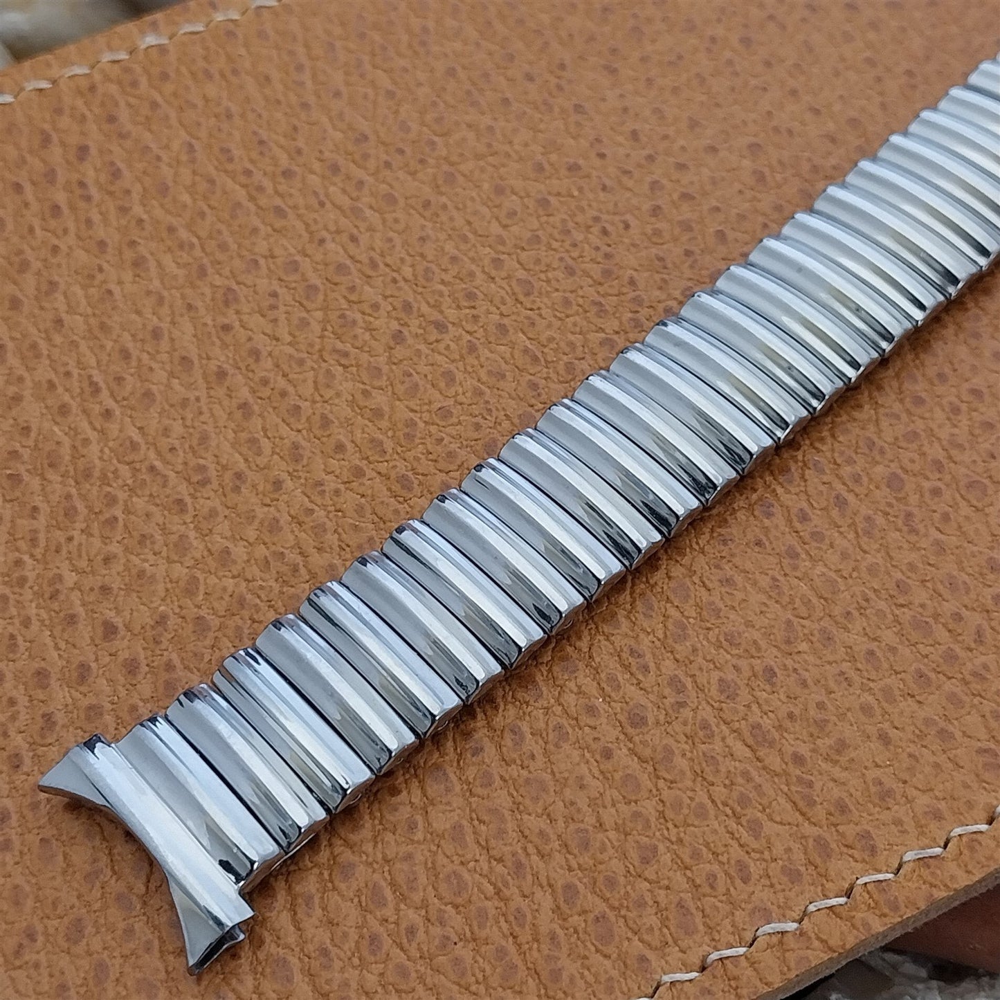 1950s Foster USA Stainless Steel Long Expansion nos Vintage Watch Band