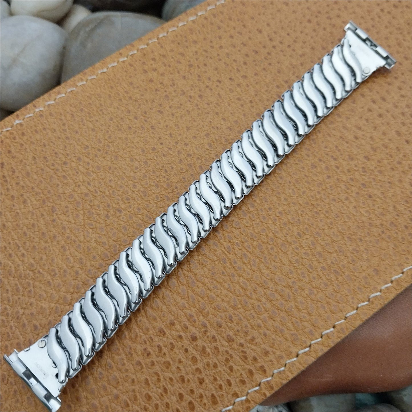 1940s Vintage Stonewall USA 19mm 18mm 16mm Stainless Steel Unused Watch Band