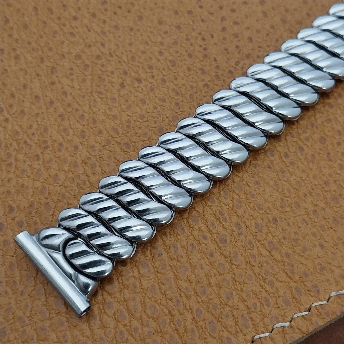 16mm 18mm 19mm Stainless Steel Expansion Bristol nos 1950s Vintage Watch Band