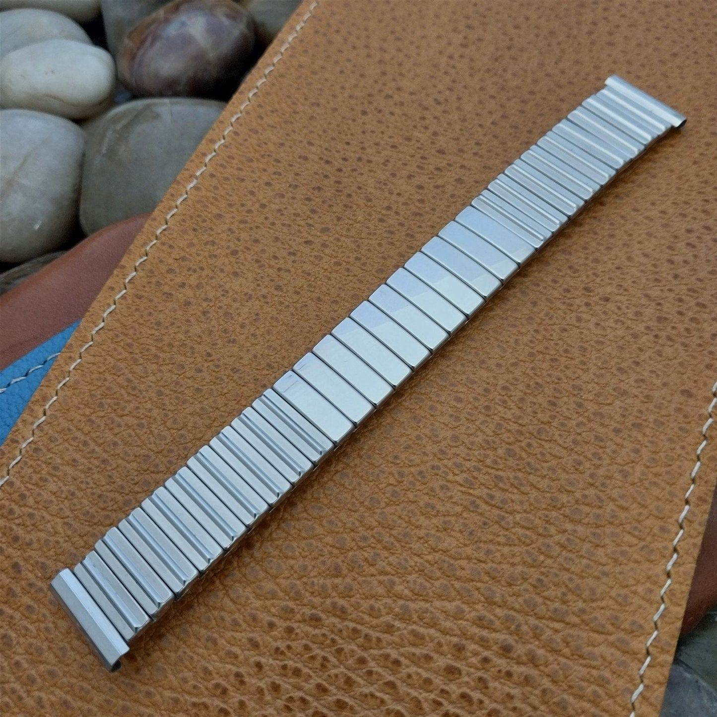 11/16" Duchess USA 17.2mm Stainless Steel nos 1960s Vintage Watch Band