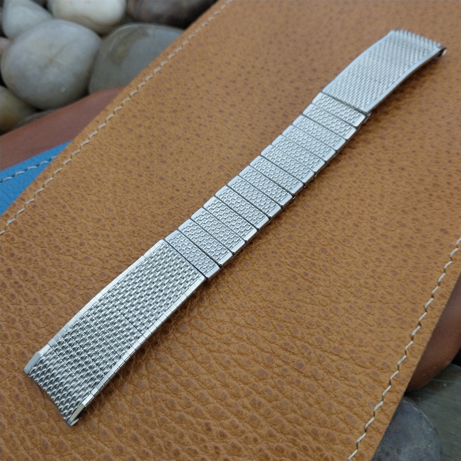 17.2mm Duchess USA 11/16" Stainless Steel 1960s nos Vintage Watch Band