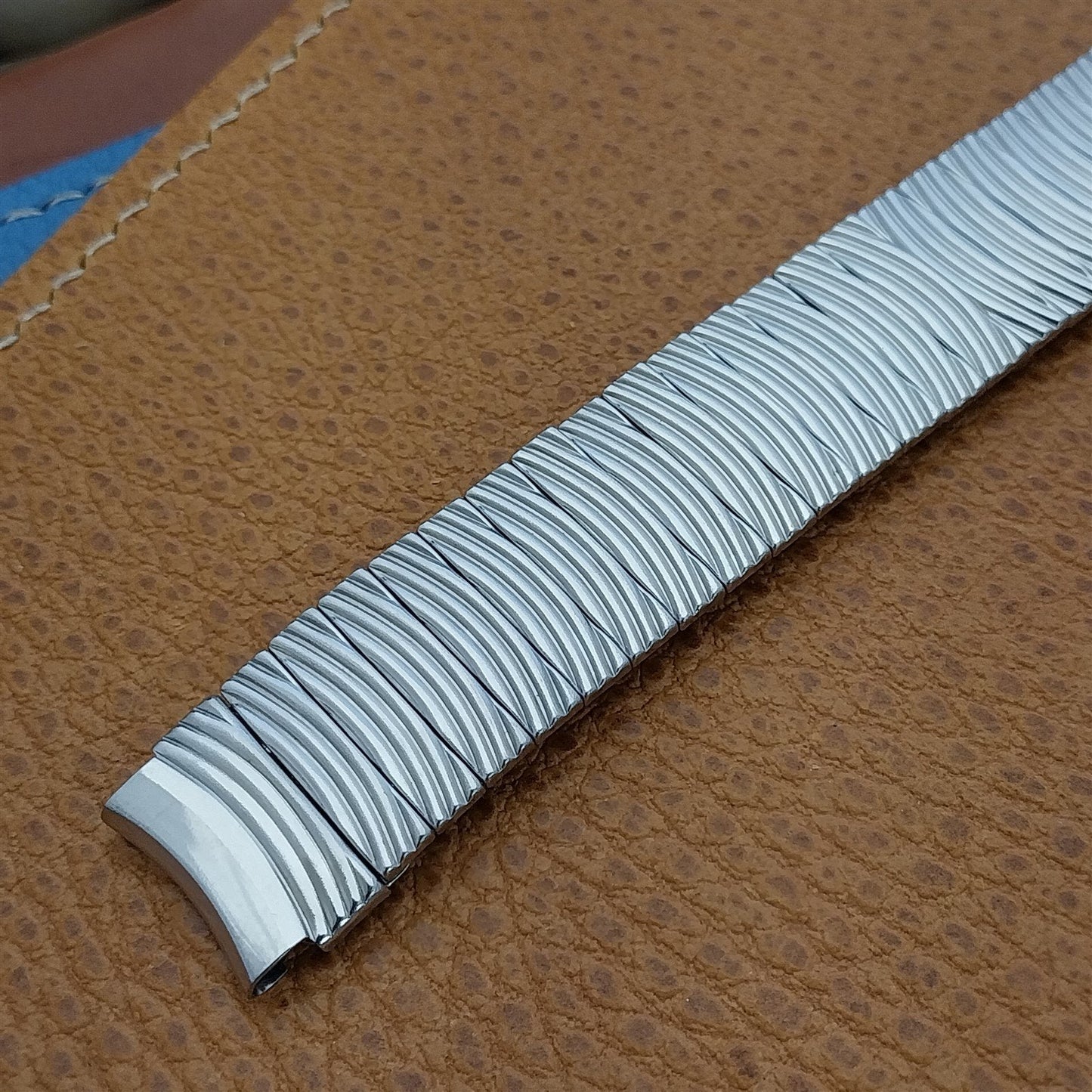 Finesse USA 5/8" Stainless Steel Expansion nos Vintage Watch Band