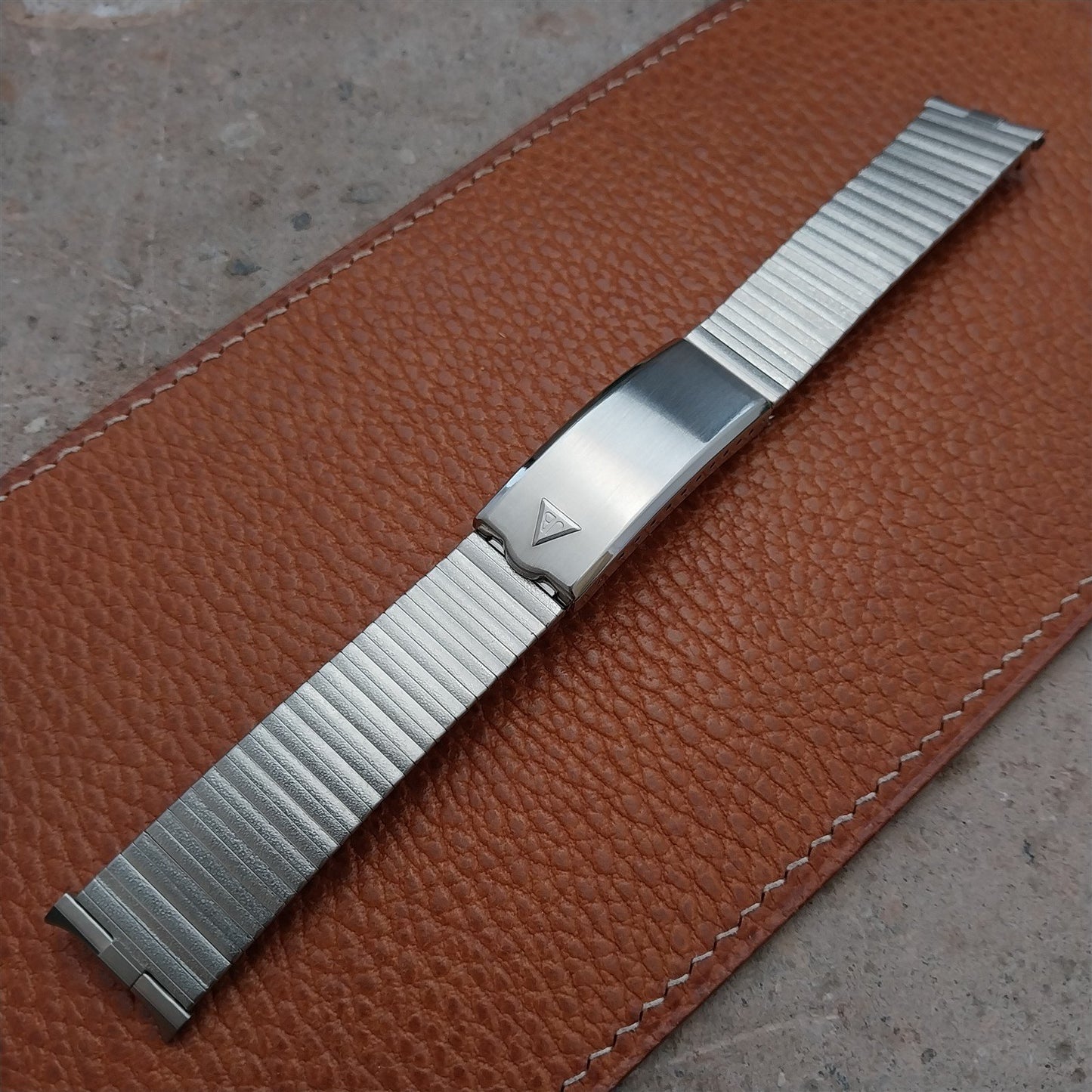 19mm 18mm JB Champion Vintage Watch Band Classic Unused 1960s Stainless Steel