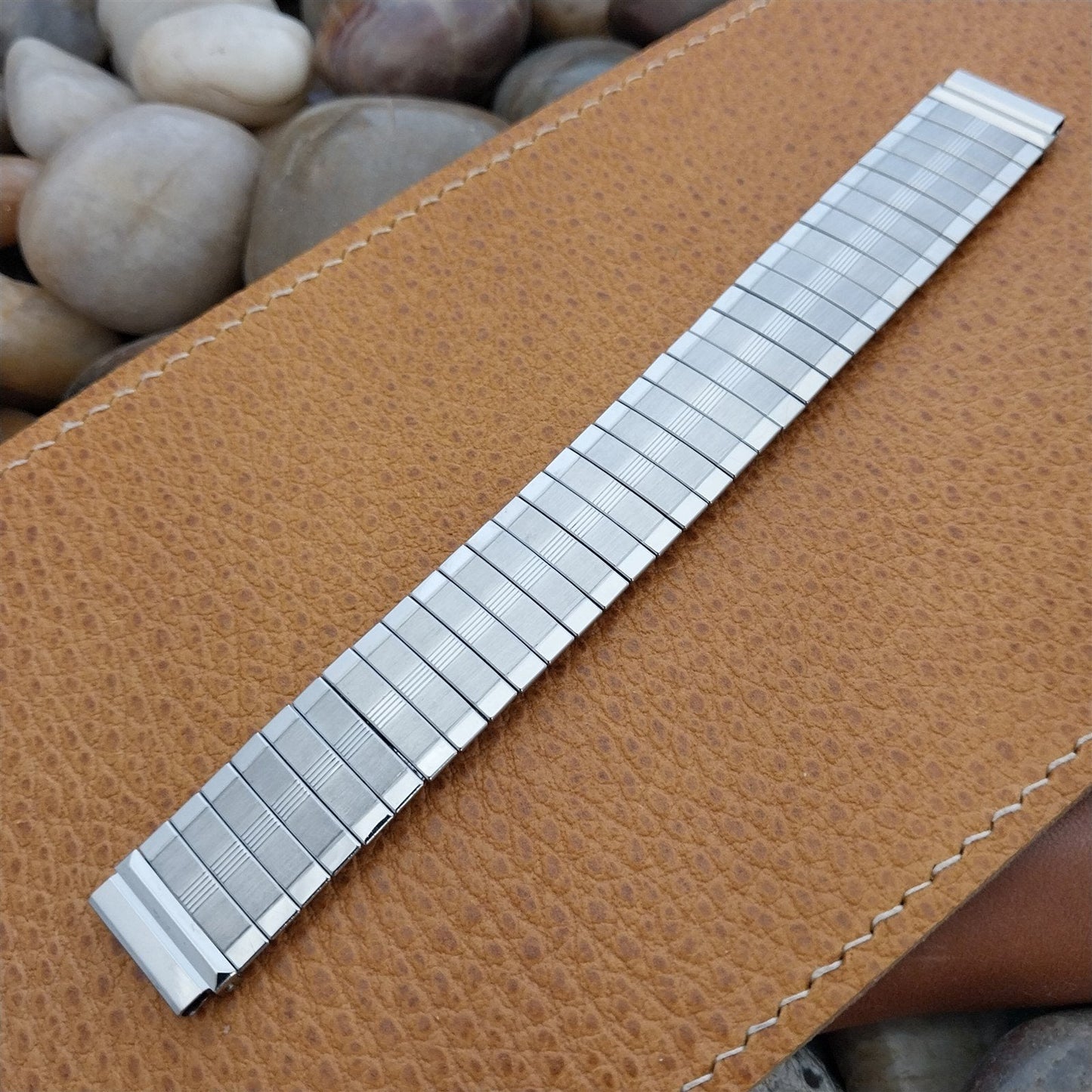 5/8" Gemex Stainless Steel Classic Expansion Unused 1950s Vintage Watch Band