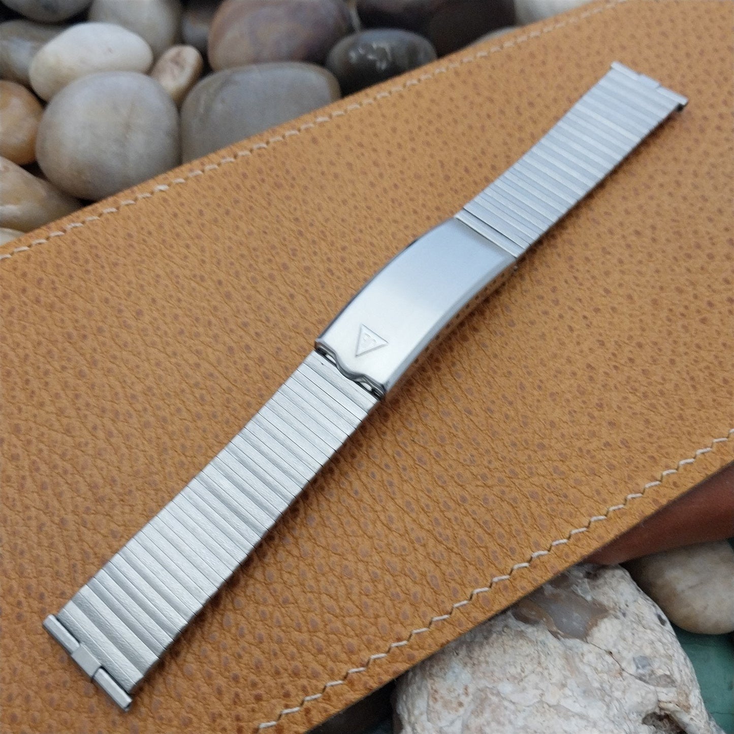 19mm 18mm 17mm Stainless Steel JB Champion Unused mcm 1960s Vintage Watch Band