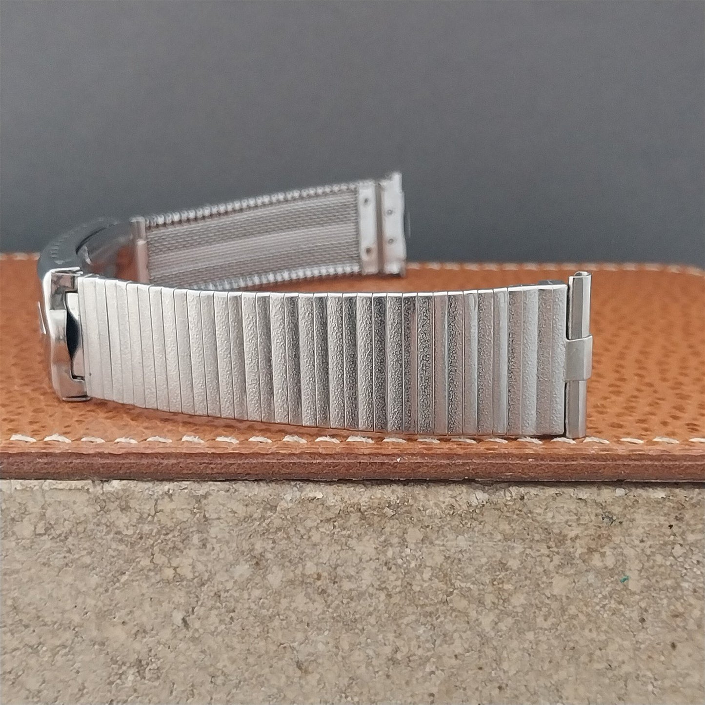 19mm 18mm 17mm Stainless Steel JB Champion Unused mcm 1960s Vintage Watch Band