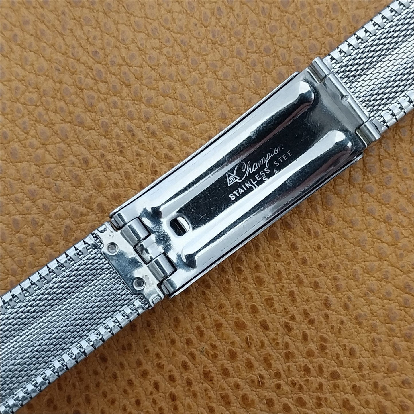 19mm 18mm 17mm Stainless Steel JB Champion Unused mcm 1960s Vintage Watch Band