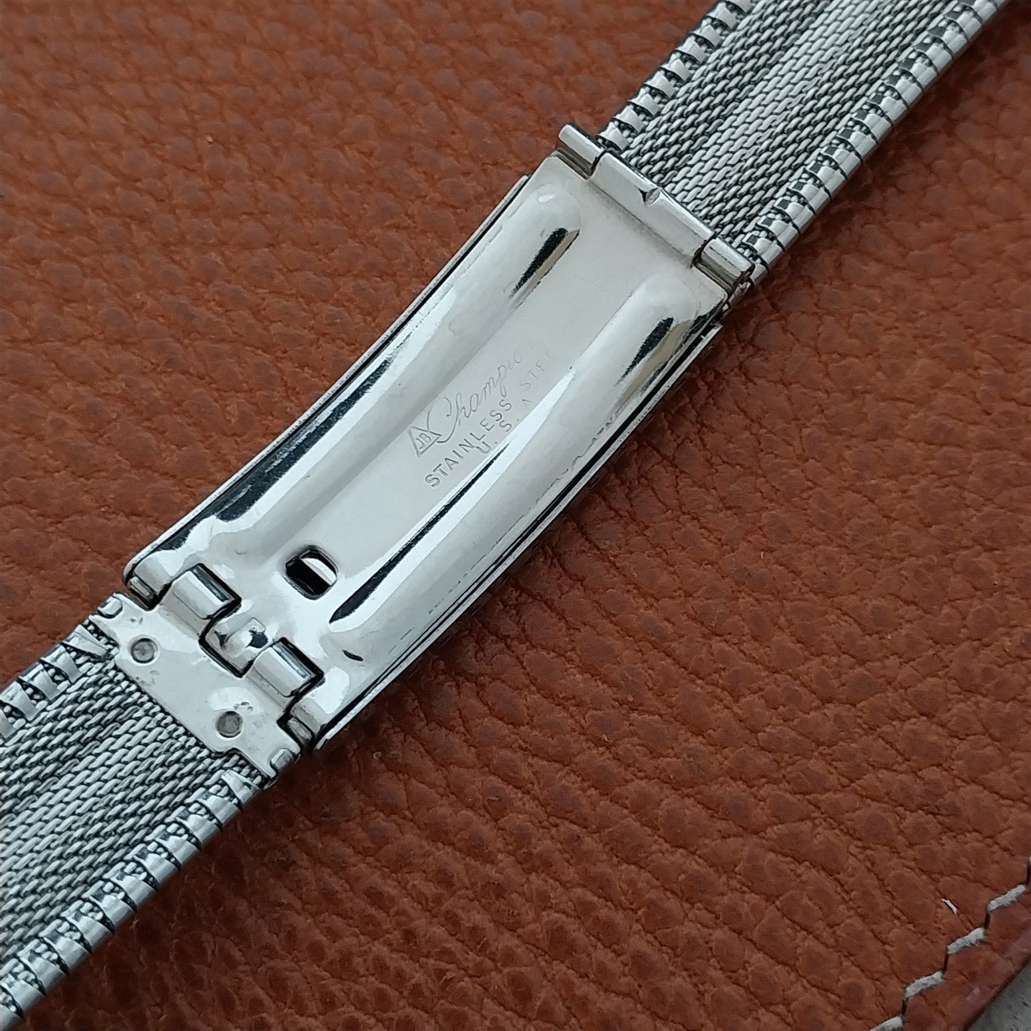 19mm 18mm 17mm Stainless Steel JB Champion Unused mcm 1960s Vintage Watch Band